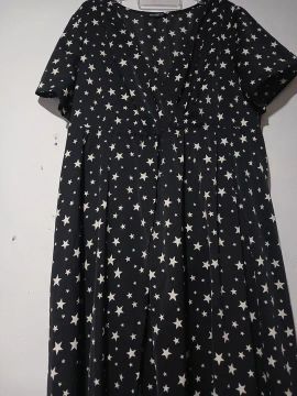 Vestido Estampado estrela shein curve 