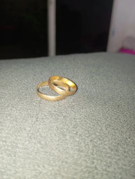 Par de Alianças de Ouro 18k