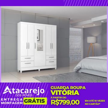 Guarda Roupa Solteiro Entrega e Montagem Grátis 