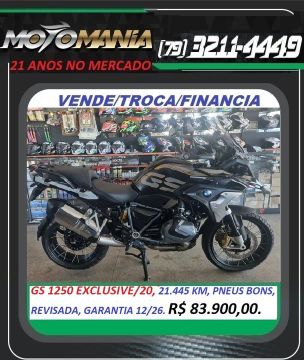 GS 1250 EXCLUSIVE/20, GARANTIA 12/26.
