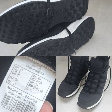 Bota Masculina Impermeavel neve e montanha Preta - Tamanho 39