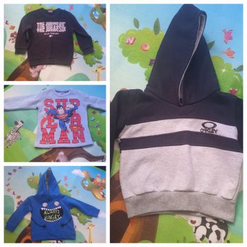 4 Blusas de Bebê - Tamanhos Variados
