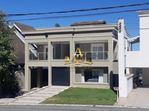 Casa com 4 dormitórios para alugar, 695 m² por R$ 22.062/mês - Residencial Dez (Alphaville