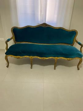 Sofá de Luxo Luís XV em Estilo Clássico