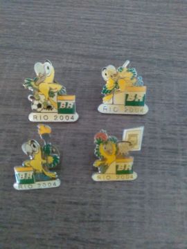 Pins broche olimpíadas 2004