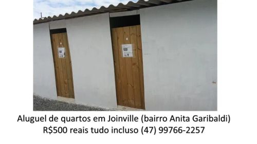 Aluguel de quartos R$500 mensal 