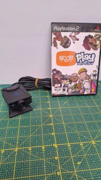 Eye toy PlayStation 2 + jogo eye toy PlayStation original 