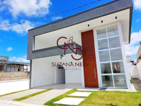 CASA TERREA COM 3 QUARTOS NO CONDOMINIO VILA DOS VENTOS