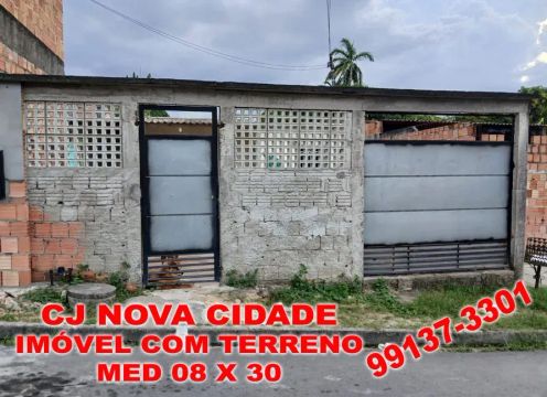 CJ NOVA CIDADE, Imóvel com Ótimo Terreno Medindo 08x30