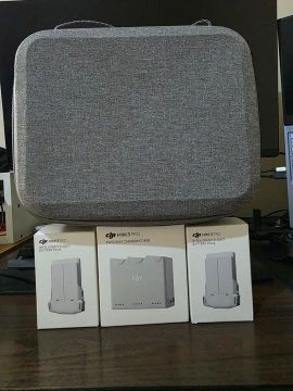 Kit de baterias Plus, Hub e case para Mini 3, mini 3 pro Mini 4 Pro