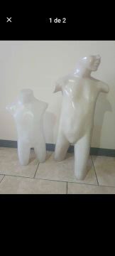 Manequins infantil em fibra para loja
