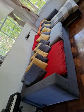 Sofá Retrátil e Reclinável 5 Lugares