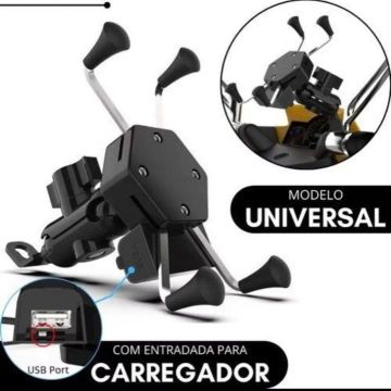 Suporte Para celular Com Carregador USB
