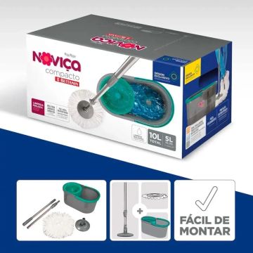 Promo: Original Mop Com Balde Bettanin Noviça 10Litros