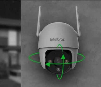 Câmera de Segurança Intelbras, 360º, Wi-Fi, Full HD