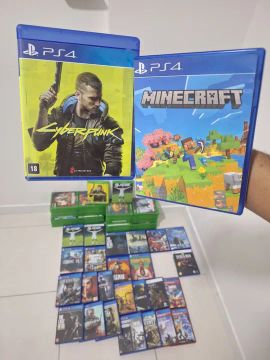 Jogo ps4 ps5 Minecraft cyberpunk 