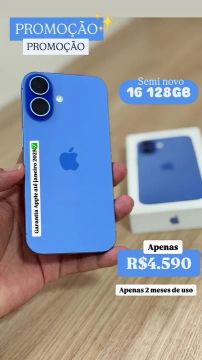 iPhone 16 128GB Semi Novo - 2 Meses de Uso