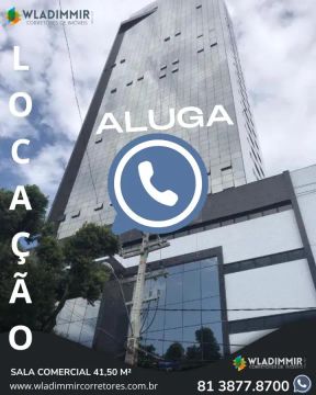 Sala Comercial para Locação em Recife, Santo Amaro, 1 banheiro, 1 vaga