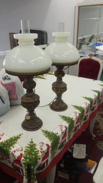 Abajures vintage em ótimo estado