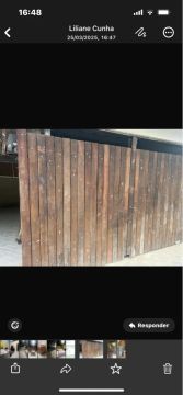 Vendo portão madeira Ip