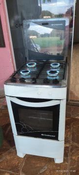 Fogão Continental 4 Bocas com Forno manual entrego 