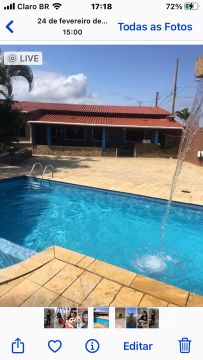 Casa com piscina para temporada