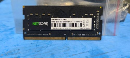 Memória RAM Netcore DDR4 4GB 2666MHz 1.2V (NOTEBOOK)