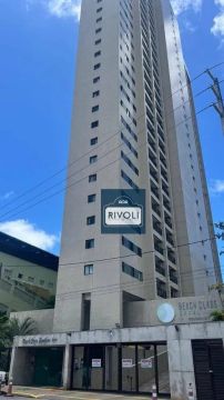 Flat com 1 dormitório para alugar, 49 m² por R$ 3.302,00/mês - Pina - Recife/PE