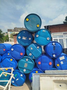 Tambor de plástico azul 200L