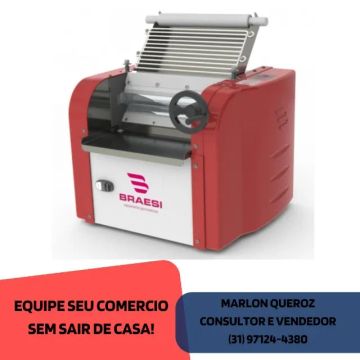 Cilindro de Massas 30 CM Braesi Bivolt