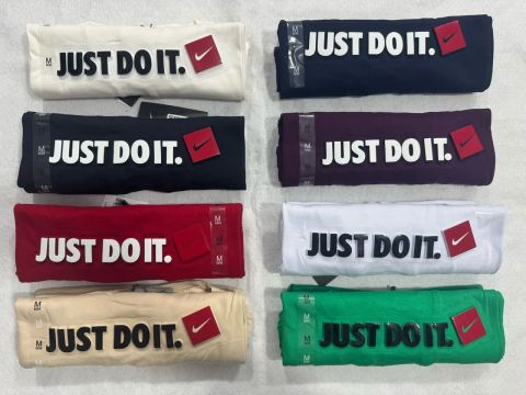 Camisas Just Do It, Boos,Nike,Armani,Gucci - Várias cores - Tamanho M