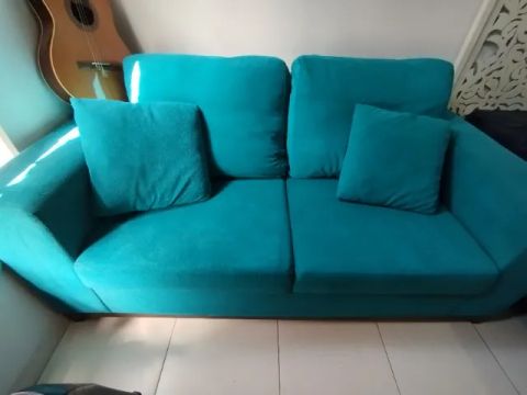 Sofá azul 