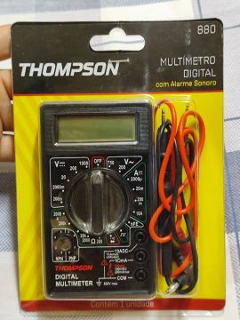 Multímetro Digital Thompson 880 com Alarme Sonoro