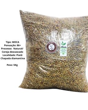 Café Arábica Em Grãos Cru/Verde  5Kg, 86+ - Piatã Chapada Diamantina -Torrefação.