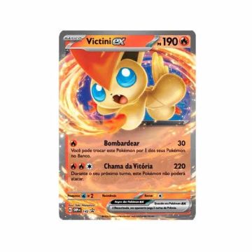 Victini ex 142/? - Promo Rara Pokémon TCG<br><br><br><br>