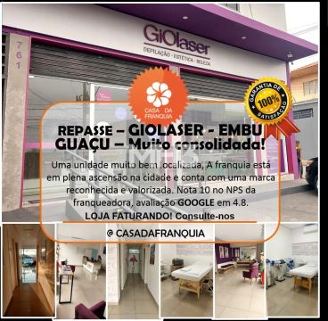 REPASSE  GIOLASER - EMBU GUAÇU  Muito bem consolidada!