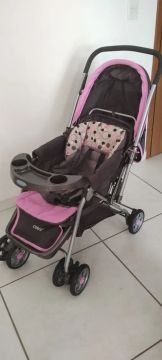 CARRINHO DE BEBÊ + BEBÊ CONFORTO COSCO KIDS
