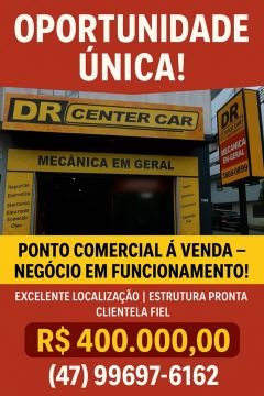 VENDE-SE AUTO CENTER COMPLETO 
