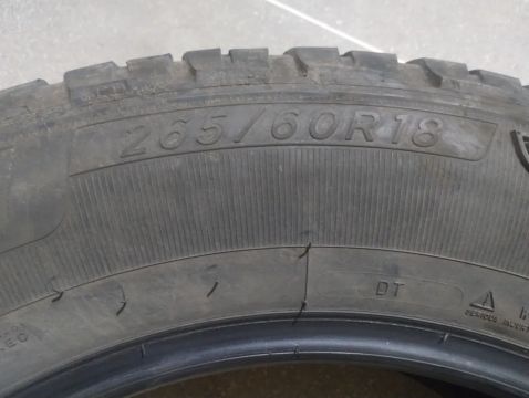 Pneu 265/60 R18