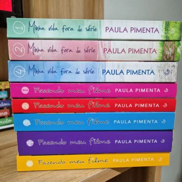 Livros da Paula Pimenta - Minha Vida Fora de Série e Fazendo Meu Filme