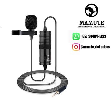 Microfone de Lapela P/ Smartphones e Câmeras Andowl Q955S