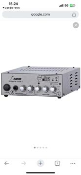Vendo Amplificador NCA AB100R4-USB Mono