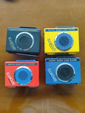 Rádio Gravador Portátil Sports - Diversas Cores!