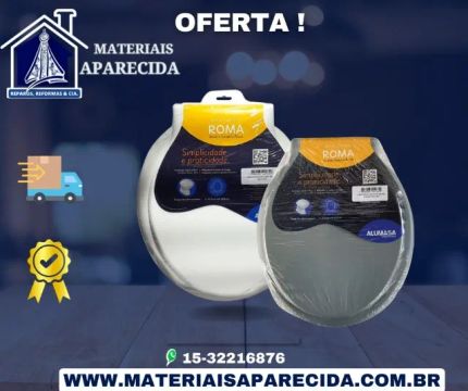 Assento Sanitario Roma Alumasa - NOVO