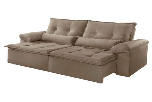 Sala sofá retrátil e reclinavel de 250 cm 