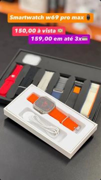 Smartwatch S10 ULTRA - Novo 7 pulseira 