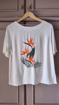 Blusa off white Marfinno