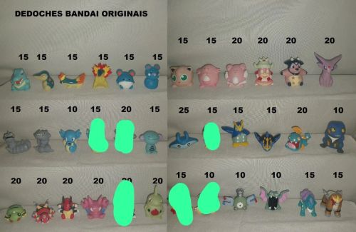 Dedoches Pokemon Bandai Originais