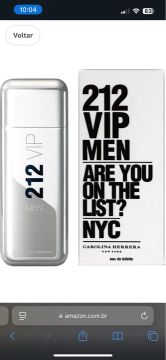 Perfume 212 VIP Men Carolina Herrera - 100ml