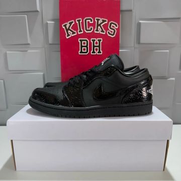 Air Jordan 1 Low Black Croc 41